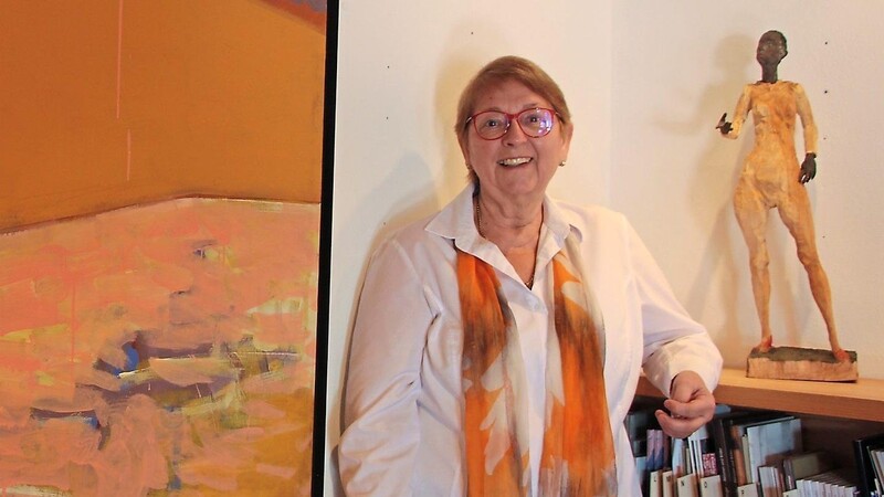 Galeristin Dr. Elisabeth Lerche freut sich auf die nächste Ausstellung.