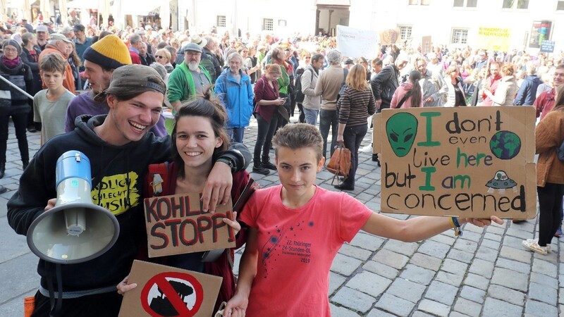 Freitag vor einer Woche gingen 600 Menschen in Landshut gegen den Klimawandel auf die Straße. Das sorgte für viel Hass bei anderen, vor allem online.