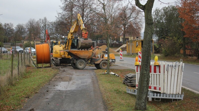 Ein kleiner Lückenschluss für die Wasserleitung in Windischbergerdorf entsteht derzeit.