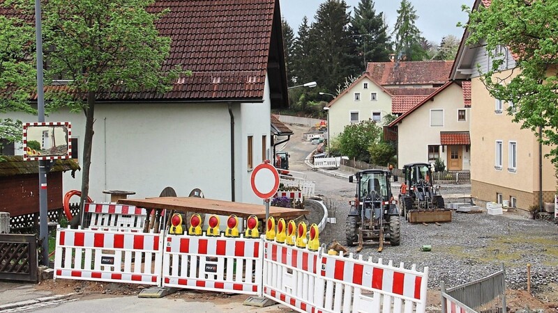 Mit 500.000 Euro schlägt die Kanalsanierung in der Irlacher Straße zu Buche.