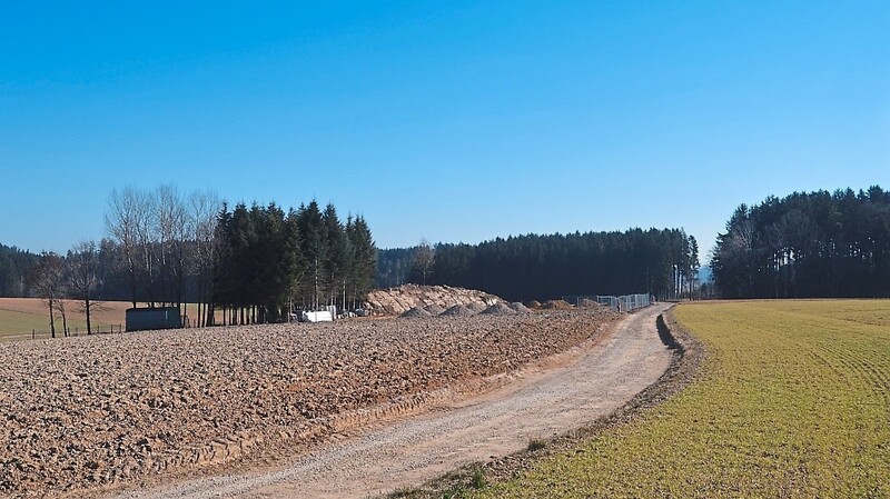 Zwischen Stützenbruck und Vils wurde ohne Baugenehmigung ein Wald gerodet und dort sollte offensichtlich ein Lagerplatz geschaffen werden.