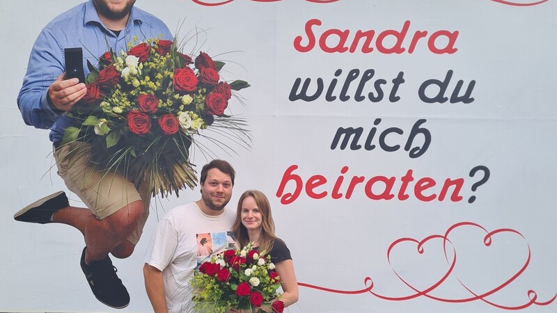 Aike Wittmann hat seiner Freundin einen außergewöhnlichen Heiratsantrag gemacht.