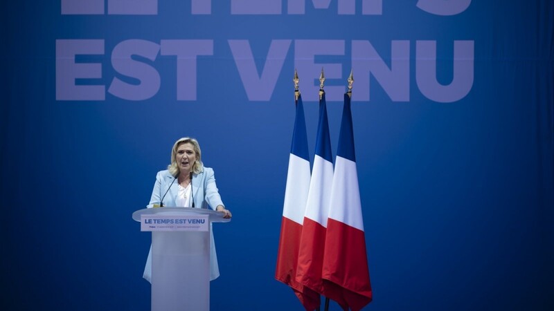 Sollte Zemmour antreten, fällt Marine Le Pen auf 18 Prozent ab.