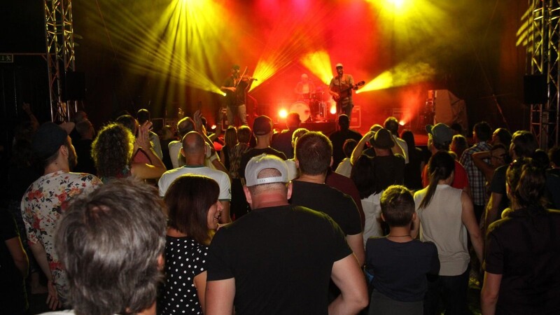 Am Samstag spielte Django 3000 für die Landshuter auf dem LaSoNa-Festival.