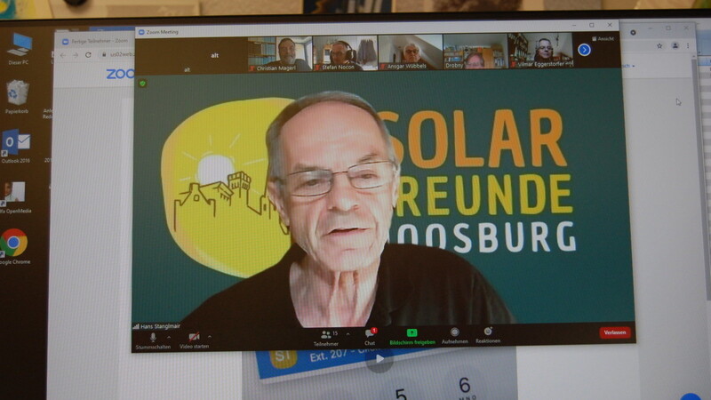 Solarfreunde-Vorsitzender Hans Stanglmair kämpft seit 25 Jahren.