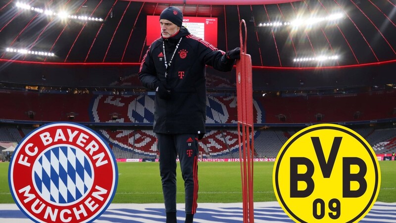 Dortmund hat die Nase vorn: Wenn der BVB alle Spiele gewinnt, ist die Meisterschaft für Thomas Tuchel und seine Bayern gelaufen.