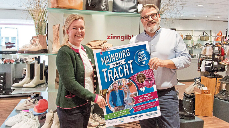Maureen Sperling und Hans Zirngibl freuen sich auf "Mainburg trägt Tracht".