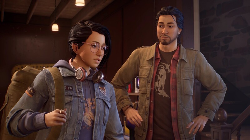 In "Life is Strange: True Colors" schlüpfen die Spieler in die Rolle von Alex Chen (links). Die junge Frau besitzt die Fähigkeit, Emotionen von anderen Menschen zu absorbieren - und wird dadurch vor schwierige Entscheidungen gestellt.