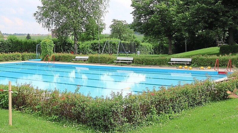 Im Becken des Leibersdorfer Freibads gilt eine Begrenzung von maximal 30 Personen.