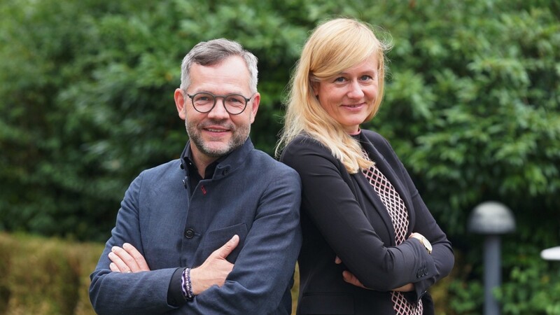"Wir trauen uns", sagen Christina Kampmann und Michael Roth. Sie kandidieren gemeinsam für den SPD-Vorsitz.