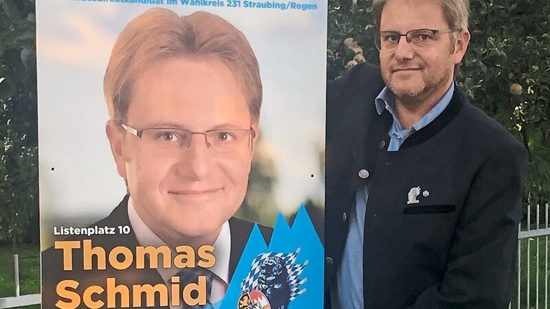 Thomas Schmid aus Upfkofen in der Marktgemeinde Mallerdorf-Pfaffenberg ist der Bundestags-Direktkandidat der Bayernpartei (BP) im Wahlkreis 231 Straubing-Regen.