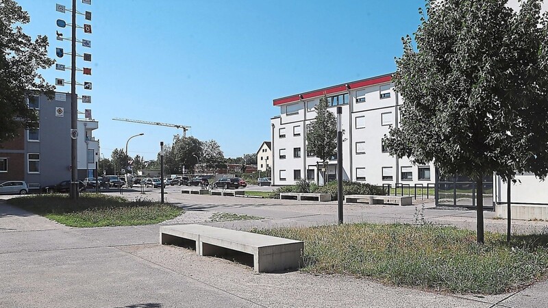 Der Wolfgangplatz bietet wenig Aufenthaltsqualität für die Bewohner des Viertels.