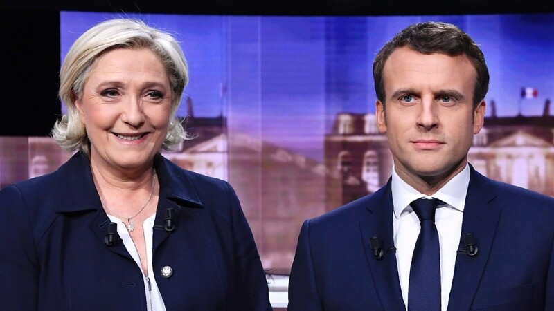 Das Duell Macron gegen Le Pen ist eine Neuauflage der Stichwahl von 2017.