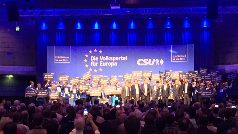 Zum Auftakt seines Europa-Wahlkampfes kam Manfred Weber am Samstag nach Straubing.