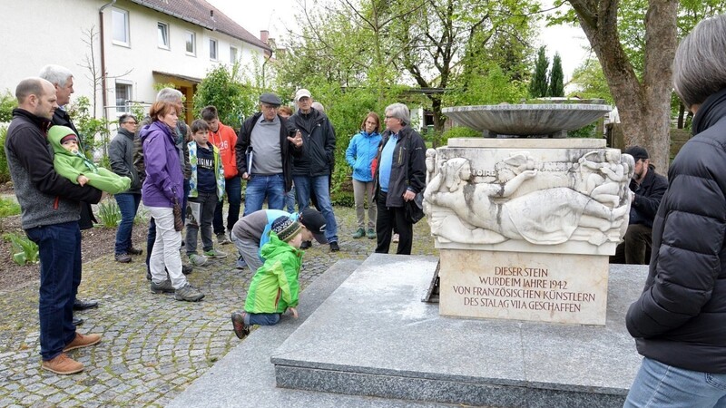 Fokus aller an der Geschichte des Stalag VII A Interessierten ist immer auch der Franzosenbrunnen.