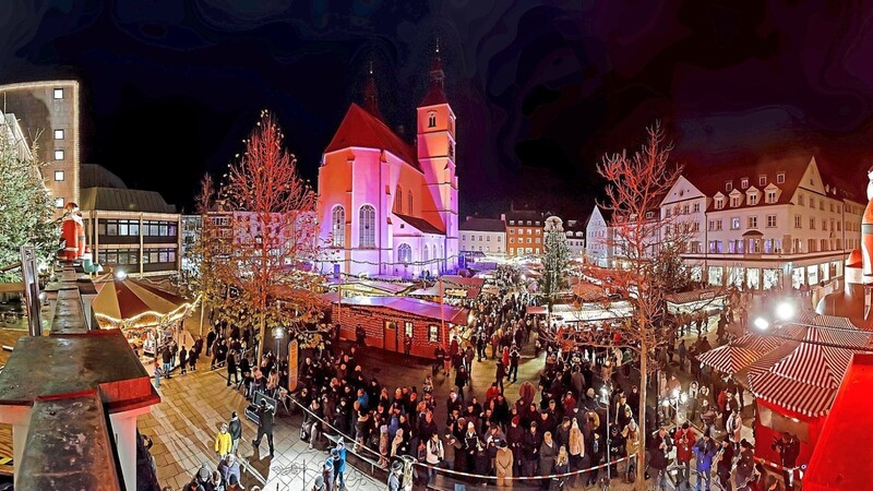 Den Weihnachtsmarkt am Neupfarrplatz mit Glühwein und "Knacker mit allem" wird es in diesem Jahr nicht geben.
