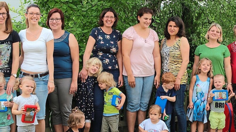 Ein Abschiedsfest feierten die Maxi-Zwergerl mit ihren Müttern.