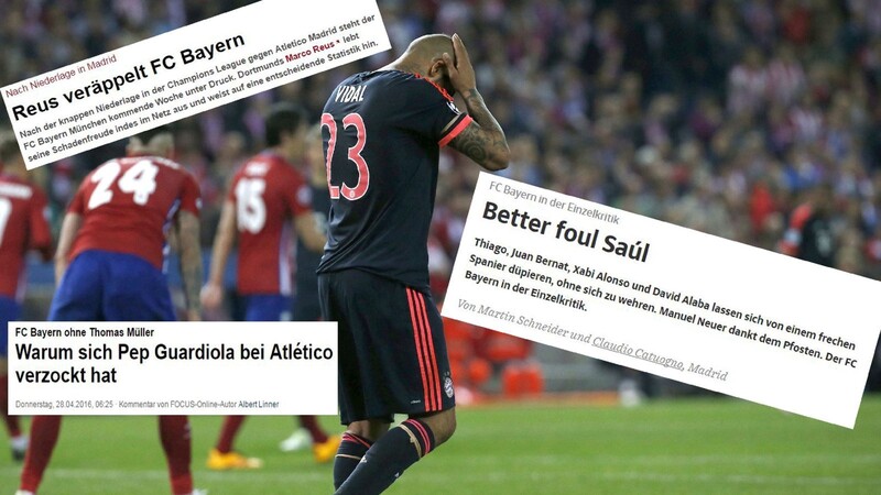 So reagieren die deutschen Medien auf die Niederlage des FC Bayern in Madrid.