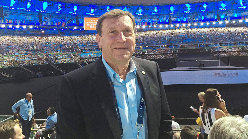 GIGANTISCHES ERLEBNIS für Wolfgang Weigert: Die Eröffnung der Paralympics 2016 im legendären Maracana-Stadion von Rio de Janeiro.