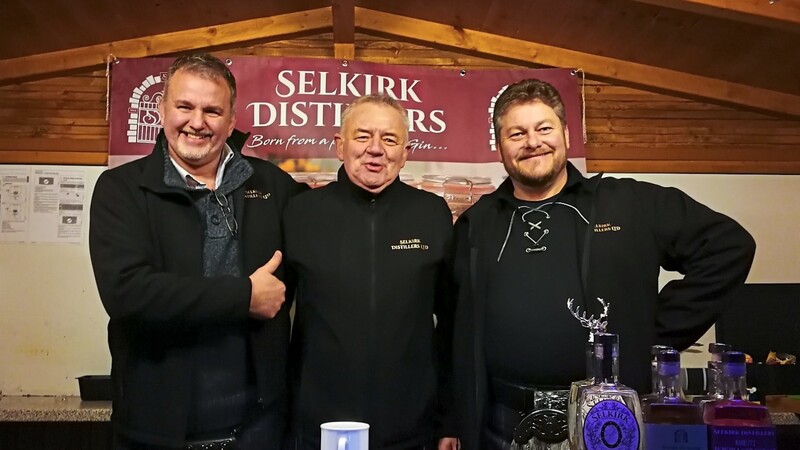 Waren am Samstagabend schon ausverkauft: Die Selkirker Rob Duff (Mitte), Alain Walker (links) und Dave Myatt.