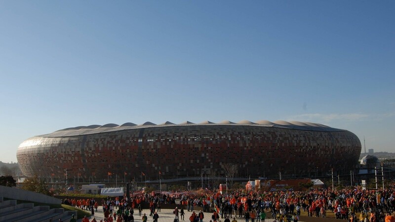 Das Soccer City in Johannesburg ist vielen Fußballfans aufgrund der Fußball-WM 2010 in Südafrika ein Begriff.