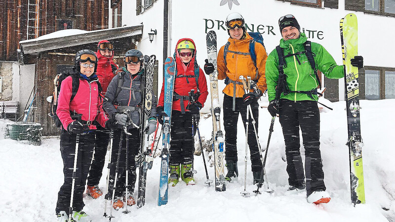 Nicht von den besten Bedingungen begleitet wurden die Teilnehmer der Skitour des Alpenvereins, gelernt hat man dennoch viel.