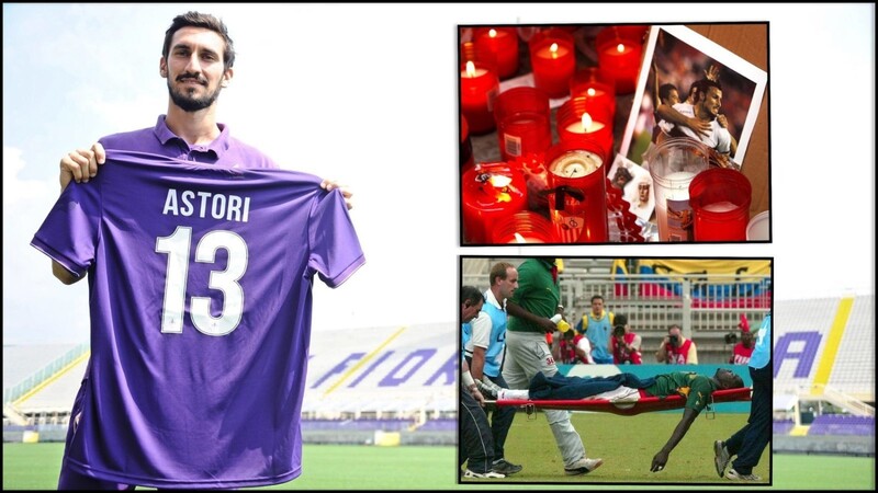 Italien steht unter Schock: Der Kapitän des italienischen Erstligisten AC Florenz, Davide Astori, ist am Sonntag tot aufgefunden worden. Hier ein Überblick über die plötzlich verstorbenen Fußballer.