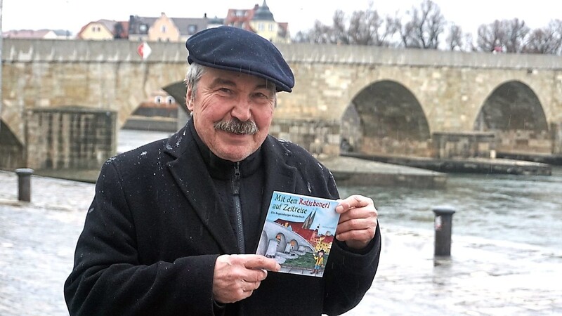 Autor und Illustrator Helmut Hoehn: "Mit dem Ratisbonerl auf Zeitreise" ist zum Erfolgstitel geworden.