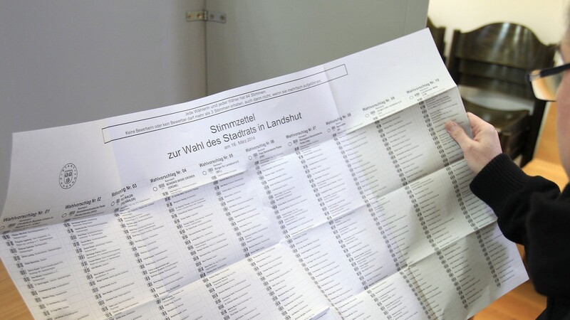 Der Stimmzettel von 2014 hatte zehn Wahlvorschläge. Der für die Wahl am 15. März ist noch einmal umfangreicher: 13 Listen stellen sich zur Wahl.
