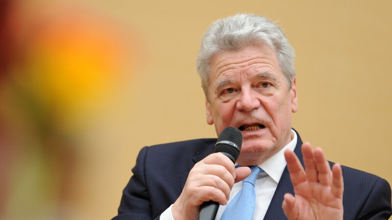 Impressionen vom Gauck-Besuch. Foto: dpa