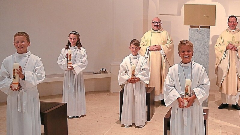 Am Samstag feierten sechs Kinder ihre Erstkommunion.