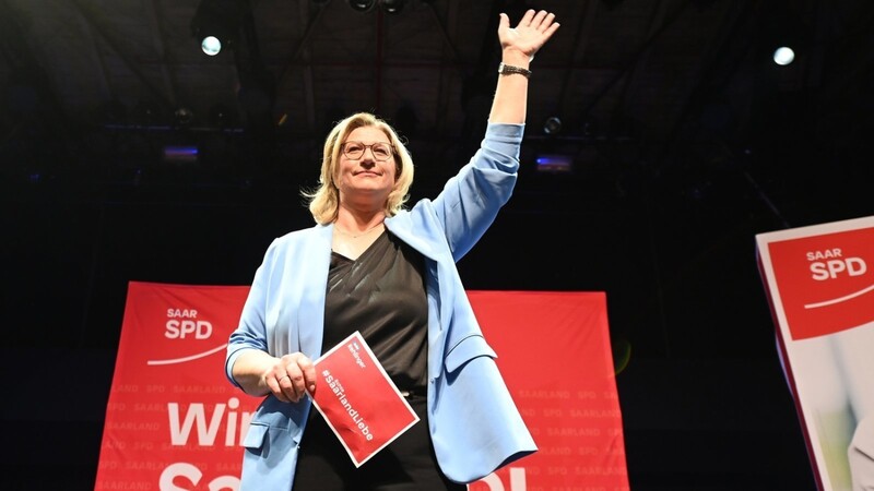 SPD-Spitzenkandidatin Anke Rehlinger wird neue Ministerpräsidentin im Saarland. Bisher war die Wirtschaftsministerin in der von der CDU geführten Großen Koalition.