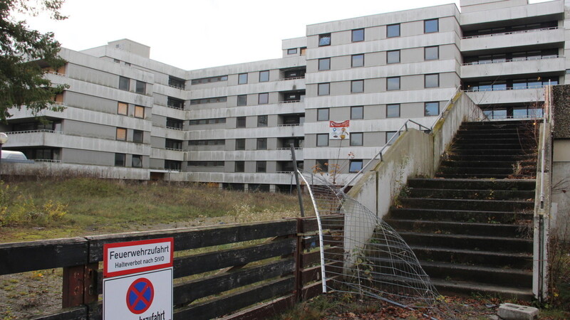 Ein Teil des früheren Instituts für Hörgeschädigte: Nach über zehn Jahren Leerstand wird jetzt die Sanierung angepackt.