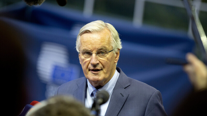 EU-Chefunterhändler Michel Barnier am Dienstag in Brüssel: Die EU verhandelt unter Hochdruck über Änderungen am Austrittsabkommen mit Großbritannien.
