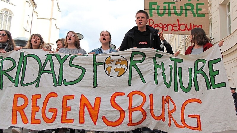 Bereits in der Vergangenheit hatte es in Regensburg Aktionen der "Fridays for Future"-Bewegung gegeben. (Archivbild)
