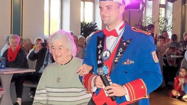 Elisabeth Prokop war die älteste Dame beim Seniorenfasching.