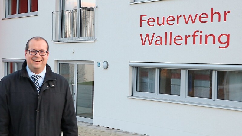 Der Neubau des Feuerwehrgerätehaus Wallerfing war für Brunner eine Herzensangelegenheit.