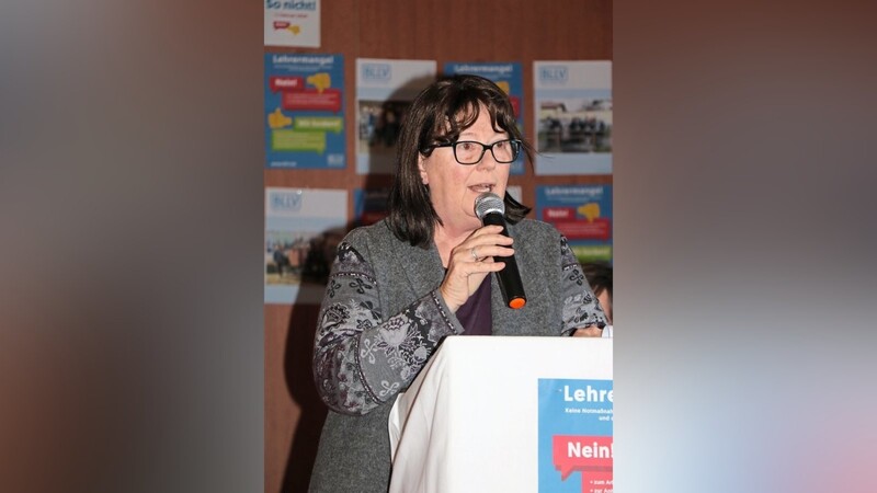 Maria Scharfenberg von den Grünen unterstützte die Forderungen der Anwesenden.