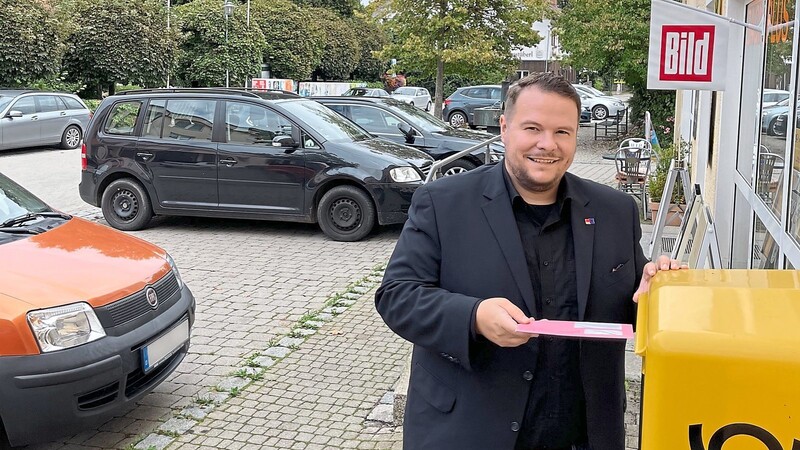 SPD-Kandidat Severin Eder hatte bereits vor einigen Wochen per Brief abgestimmt.