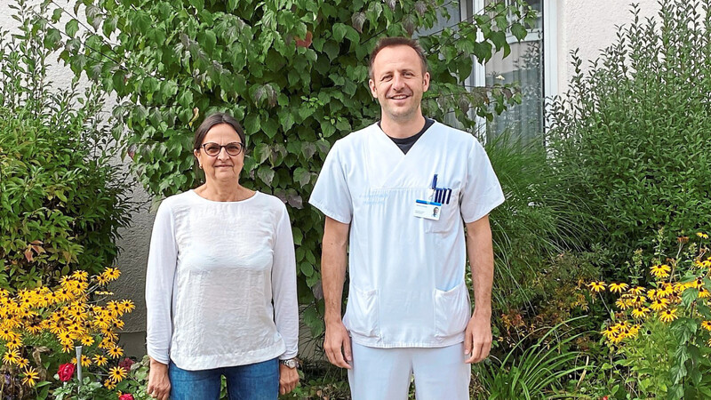 Die ehemaligen Kollegen Dr. Ingeborg Müller und Andreas Harrieder haben die Häuser gewechselt.