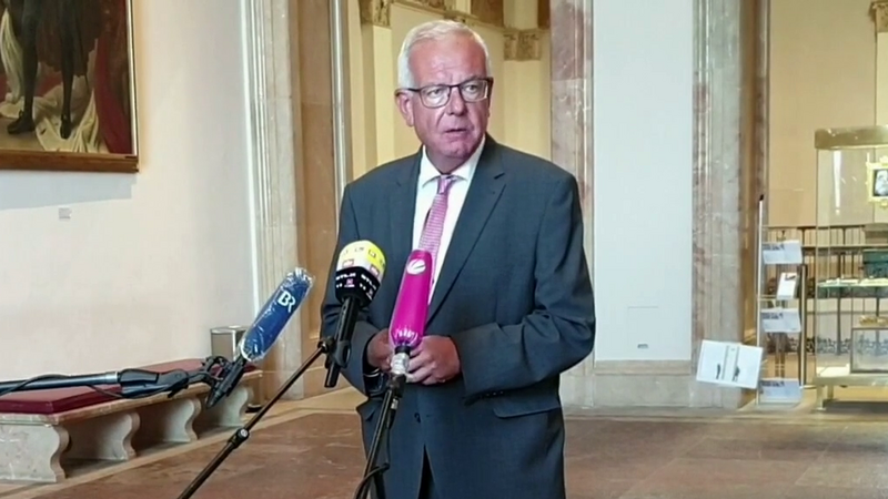 CSU-Fraktionschef Thomas Kreuzer nahm zu Beginn der Klausur im Landtag Stellung zu zentralen Themen der Klausur - unter anderem