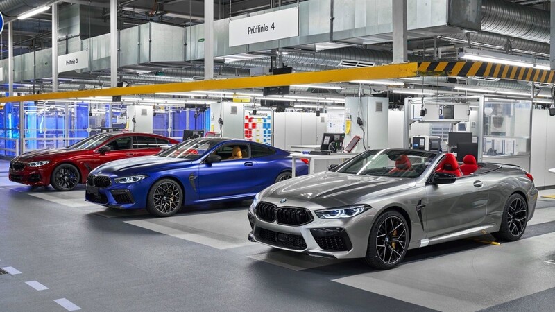 Das neue BMW 8er Gran Coupé sowie das neue BMW M8 Competition Coupé und Cabriolet laufen seit Montag im BMW-Werk Dingolfing vom Band
