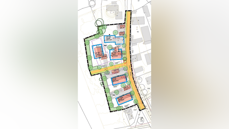 Der Bebauungsplan samt Grünordnung für das allgemeine Wohngebiet "Am Herdweg".