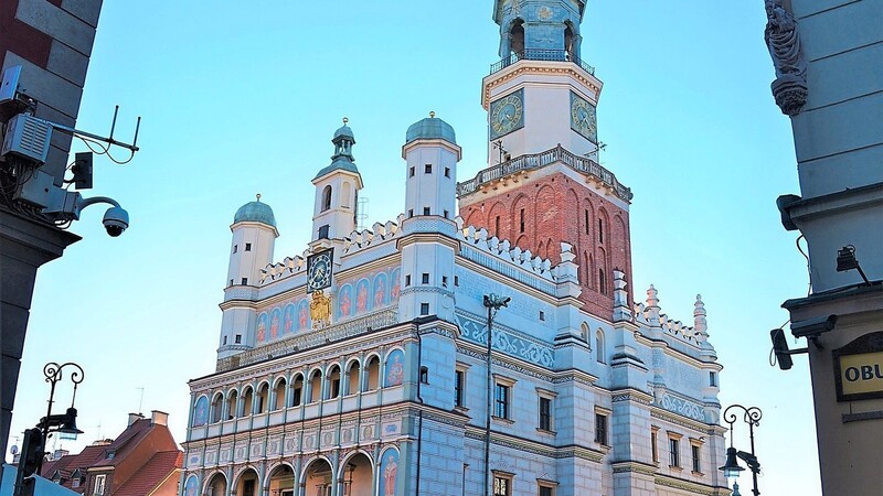 Architekt Giovanni Battista di Quadro ist der Schöpfer des Posener Rathauses.