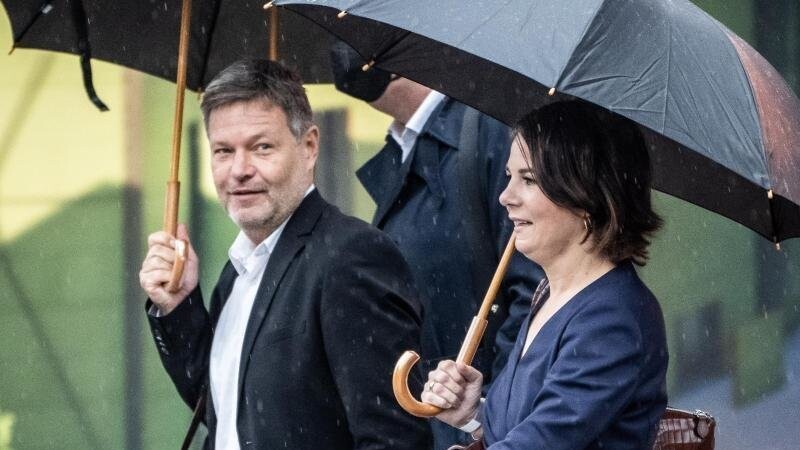 Die Grünen-Vorsitzenden Robert Habeck und Annalena Baerbock.