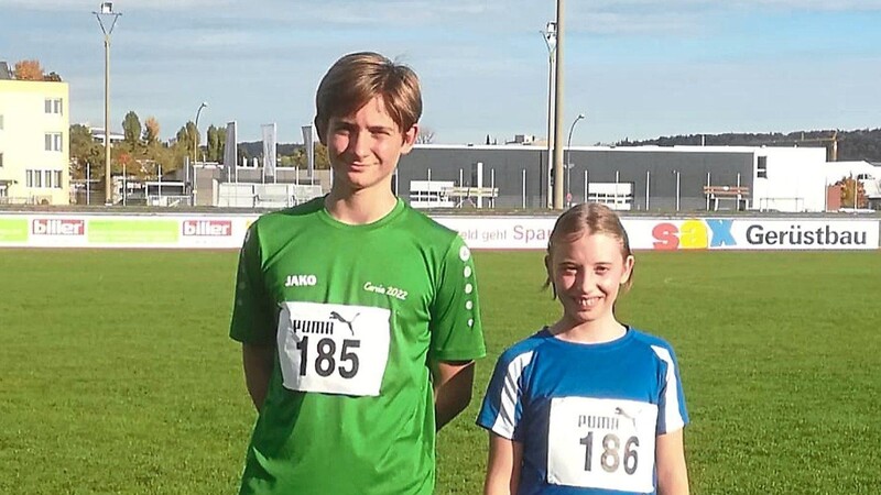 Glänzten mit ihren Leistungen für den TSV Plattling in Landshut: Oliver Zeno Ispan und Verena Loidl.