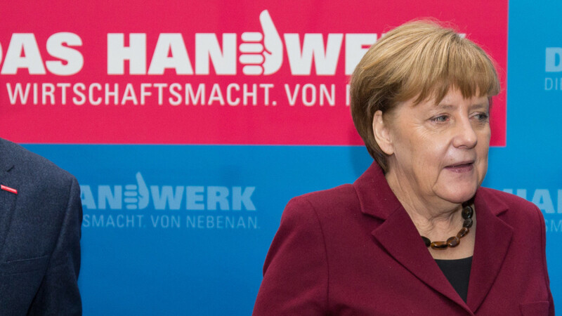 Das Handwerk ist verärgert über Bundeskanzlerin Angela Merkel wegen der Absage des Spitzentreffens.
