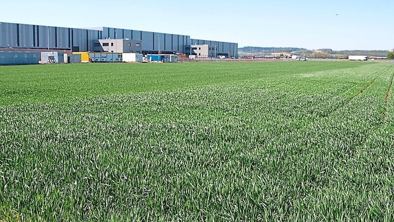 Noch sind es landwirtschaftliche Flächen - bald entsteht hier die Erweiterung des Industriegebiets Pilsting-Großköllnbach um 15 Hektar.