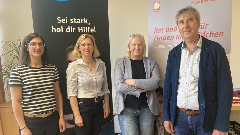 Die Referenten: Tanja Schmidbauer, Doris Klingeisen, Johanna Gruber und Andreas Jordan.