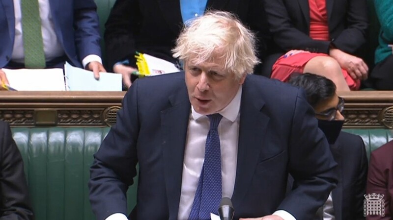 Boris Johnson, Premierminister von Großbritannien, warnt vor einem "Sturm von Infektionen" auf dem europäischen Festland.